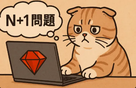 RailsのN+1問題を見つけて、動作遅延を改善するの説明画像
