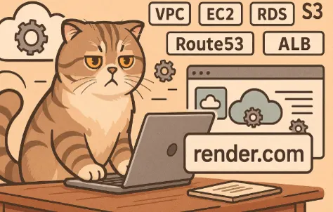 RailsアプリをRenderでサクッとデプロイする。まず公開まで持っていく