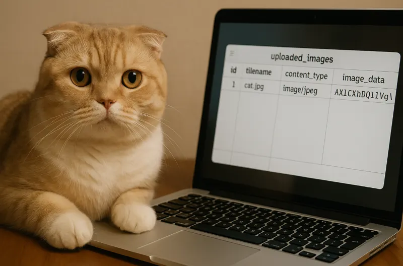 画像をDBに保存するという選択